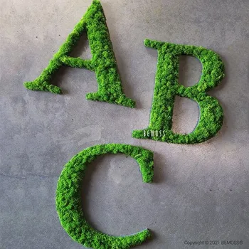 Mechové písmeno - výška 25 cm