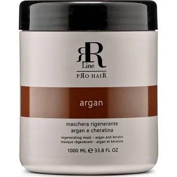Vlasová regenerace RR Line ARGAN Maska regenerační pro kudrnaté a chemicky ošetřované vlasy Obsah: 1000 ml