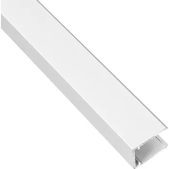Stavebniny Gutta Easy Click ALU-U 16 mm ukončovací lišta 3 m stříbrná