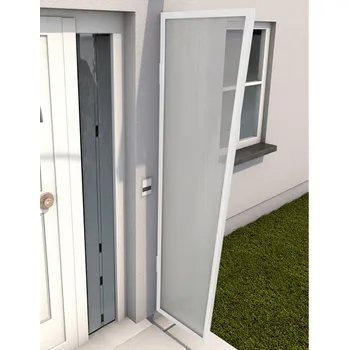 Stříška nad vchodové dveře Gutta Guttavordach boční stěna B2 PC 175 x 60 cm bílá / bronz