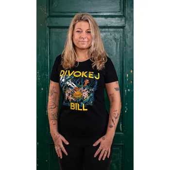 Dámské tričko Triko Divokej Bill - 25 speciál dámské Černá - XXL