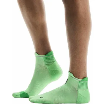 Pánské ponožky Kotníkové funkční ponožky On PERFORMANCE RUN SOCKS LOW zelené 2UF10063893 - L | UK 8 | US 10