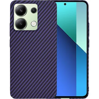Pouzdro na mobilní telefon Techsuit Carbonite FiberShell Xiaomi Redmi Note 13 4G Purple