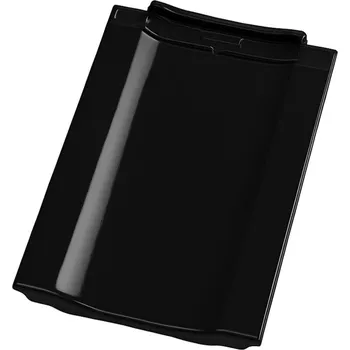 Střešní krytina Taška ukončovací TONDACH Contiton / Stodo 12 posuvná levá – glazura amadeus černá