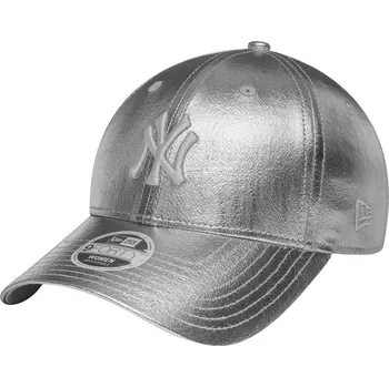 Kšiltovka kšiltovka New Era 9FO Metallic MLB New York Yankees - Metallic Silver one size