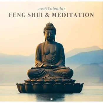 Kalendář Oficiální nástěnný kalendář 2026: 16 měsíců Feng Shui meditace (30 x 30|60 cm)