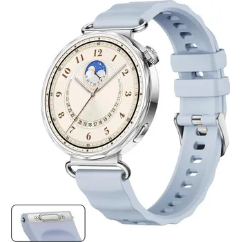 Příslušenství k chytrým hodinkám eses Silikonový řemínek pro Huawei Watch GT 5 41mm a GT 6 41mm - Světle modrý, OneClick