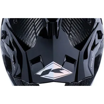 Helma na motorku KENNY kšilt TITANIUM 23 black/wihte