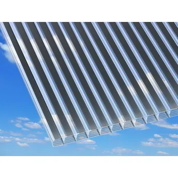 Průsvitná krytina Gutta Guttagliss ZEBRA 16 mm polykarbonátová deska 7000 x 980 mm antracit