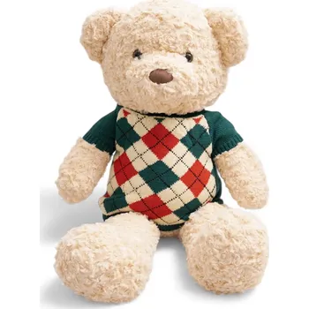 plyšák Plyšový medvěd ve svetru (80 cm)