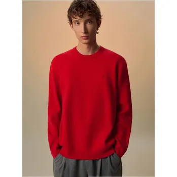 Pánská móda Volný svetr - S - House - červené - 767HG-33X