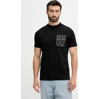 Pánské oblečení Bavlněné tričko Karl Lagerfeld 553225.755041 černá 99X, vel. L