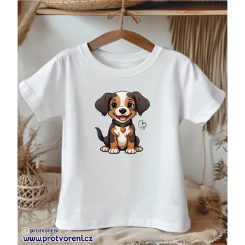 Chlapecké tričko Trička s potiskem Tričko s potiskem, dětské, KRESLENÝ PEJSEK, 1 ks zvolte VELIKOST trička ZDE:: 11/12 let Beagle