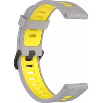 Řemínek na hodinky Techsuit Řemínek 22mm Šedý pro Huawei Watch GT Xiaomi S1