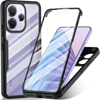 Pouzdro na mobilní telefon Techsuit ColorVerse 360 Series + Ochranné sklo Xiaomi Redmi Note 14 5G Černá