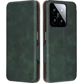 Pouzdro na mobilní telefon Techsuit Bezpečná Peněženka Plus Xiaomi 14 Zelená