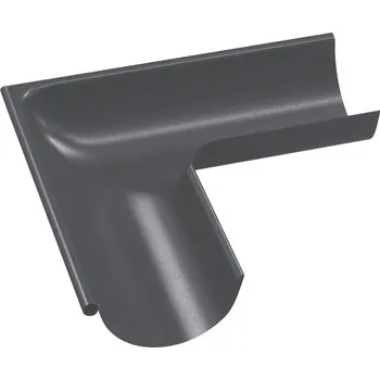 okap Gutta barevný roh žlabu vnější 125 mm RAL 7016