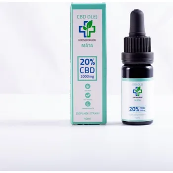CBD HODSEDOKLIDU CBD Olej 20% bez THC (s mátou)