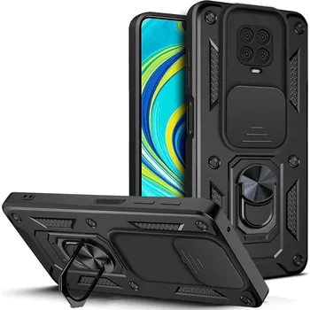 Pouzdro na mobilní telefon Techsuit CamShield Series pouzdro pro Xiaomi Redmi Note 9S/9 Pro/9 Pro Max černé