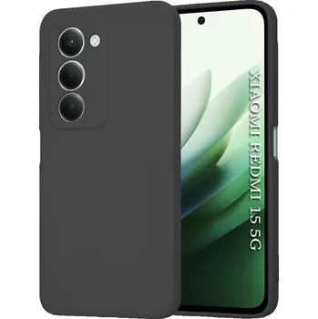 Pouzdro na mobilní telefon Techsuit SoftFlex pro Xiaomi Redmi 15 4G / Redmi 15 5G černý