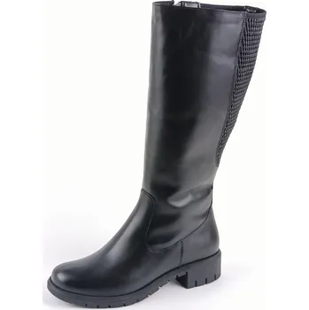 Dámské kozačky Bartoň 24418 dámské kozačky černé 42