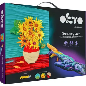 Modelovací hmota OKTO Výtvarná sada motiv ”Slunečnice” Sentoty Art