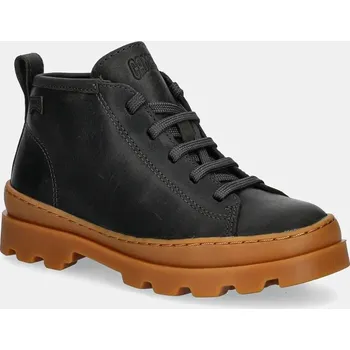 Dámské polobotky Dětské nubukové polobotky Camper Brutus černá barva, K900370.001 K900370.001.28.34 99X, EUR 28