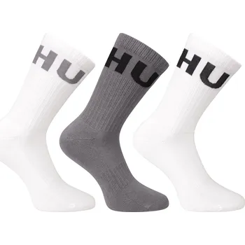 Pánské oblečení 3PACK ponožky HUGO vysoké vícebarevné (50531517 964) L Možnost vrácení zboží ZDARMA do 120 dnů!