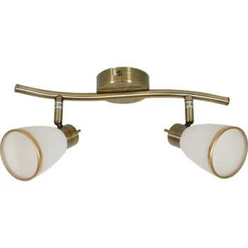 Nástěnné svítidlo Stropní / nástěnné bodové svítidlo REGENT - 2xG9, 40W, patina / bílé