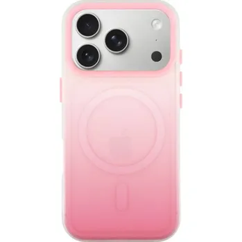 Pouzdro na mobilní telefon Ochranný kryt s barevným přechodem a MagSafe pro iPhone 17 Pro Max - růžový