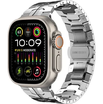 Řemínek na hodinky Techsuit řemínek pro Huawei Watch GT 2 GT 2 Pro GT 3 Pro Ultimate Xiaomi Watch S1 stříbrný