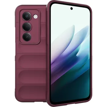 Pouzdro na mobilní telefon Techsuit Magic Shield pro Xiaomi Redmi 15 4G Redmi 15 5G v bordó