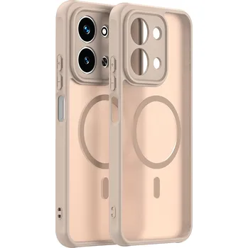 Pouzdro na mobilní telefon Techsuit HaloFrost II MagSafe pro Xiaomi Redmi 15C 4G/5G zlatý