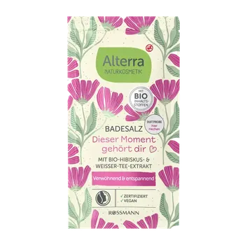 Koupelová sůl Alterra Naturkosmetik Sůl do koupele Tento okamžik patří tobě 60 g