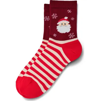 Pánské ponožky 719435 - Tchibo - Vánoční ponožky - pro ženy - vel. 43-46 - barva: bílá