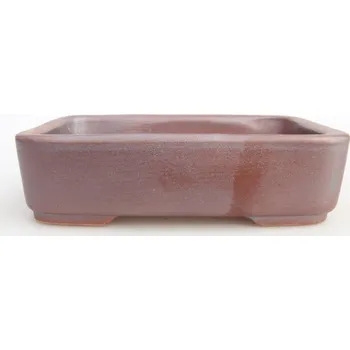 Květináč Keramická bonsai miska 12,5 x 9,5 x 3,5 cm kovová