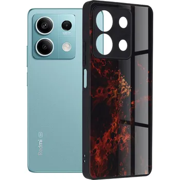 Pouzdro na mobilní telefon Techsuit Série Glaze Xiaomi Redmi Note 13 5G Červená mlhovina