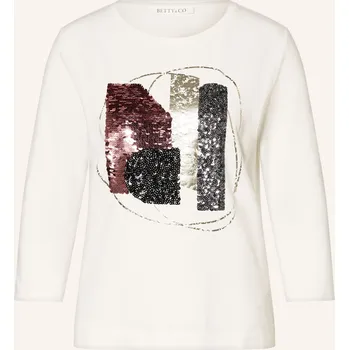 Dámské tričko Betty&Co Dámské Tričko S 3/4 Rukávem A Flitry, režná /...
