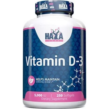 Haya Labs Vitamin D3 5000 IU - 250 měkkých gelů