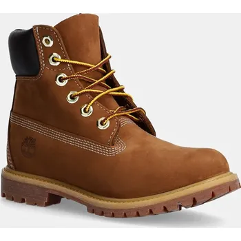 Dámská zimní obuv Nubukové workery Timberland PREMIUM 6 INCH BOOT, 38, hnědá, 82X