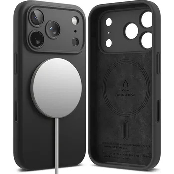 Ringke Silicone Magnetic MagSafe pro iPhone 17 Pro Max černý