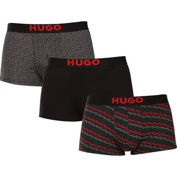 Boxerky 3PACK pánské boxerky HUGO vícebarevné (50549140 960) M Možnost vrácení zboží ZDARMA do 120 dnů!