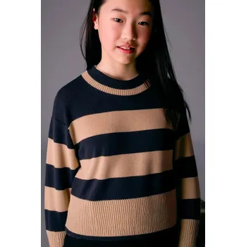 Dívčí svetr Dětský svetr Mayoral hnědá barva, 7311 7311.8C.Junior.9BYA 82X, vel. 162