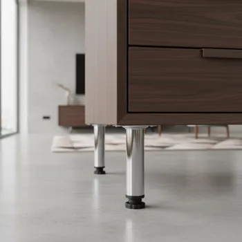 Nábytkové kování Grimme Nábytková nožka ARTURO / Lesklý chróm 50 mm