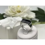 Jan Kos jewellery Stříbrný prsten s onyxem 12120357