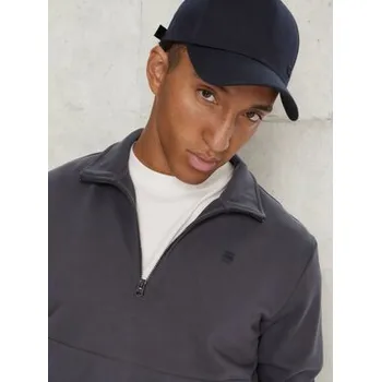 Pánská mikina G-Star Raw Mikina Nifous Half Zip D26305-D566 Tmavomodrá Regular Fit XL