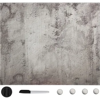 Nástěnná magnetická tabule skleněná 60 x 40 cm