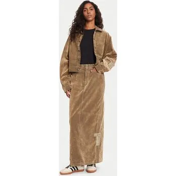 Dámská sukně adidas Maxi sukně Adibreak JY2397 Hnědá Regular Fit 36