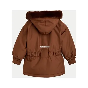 Mini Rodini Lyžařská bunda Panda 2376013816 Hnědá Regular Fit 116_122
