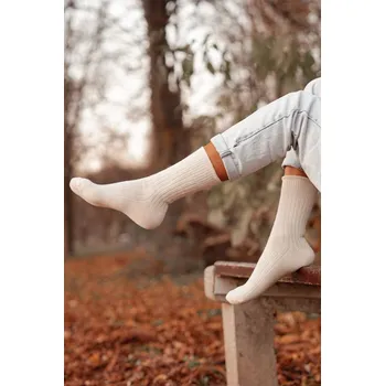 Dámské ponožky Vlněné ponožky 1566.001 ecru Velikost: 35/37